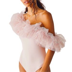 Free Peoplee Big Love Bodysuit, size Small